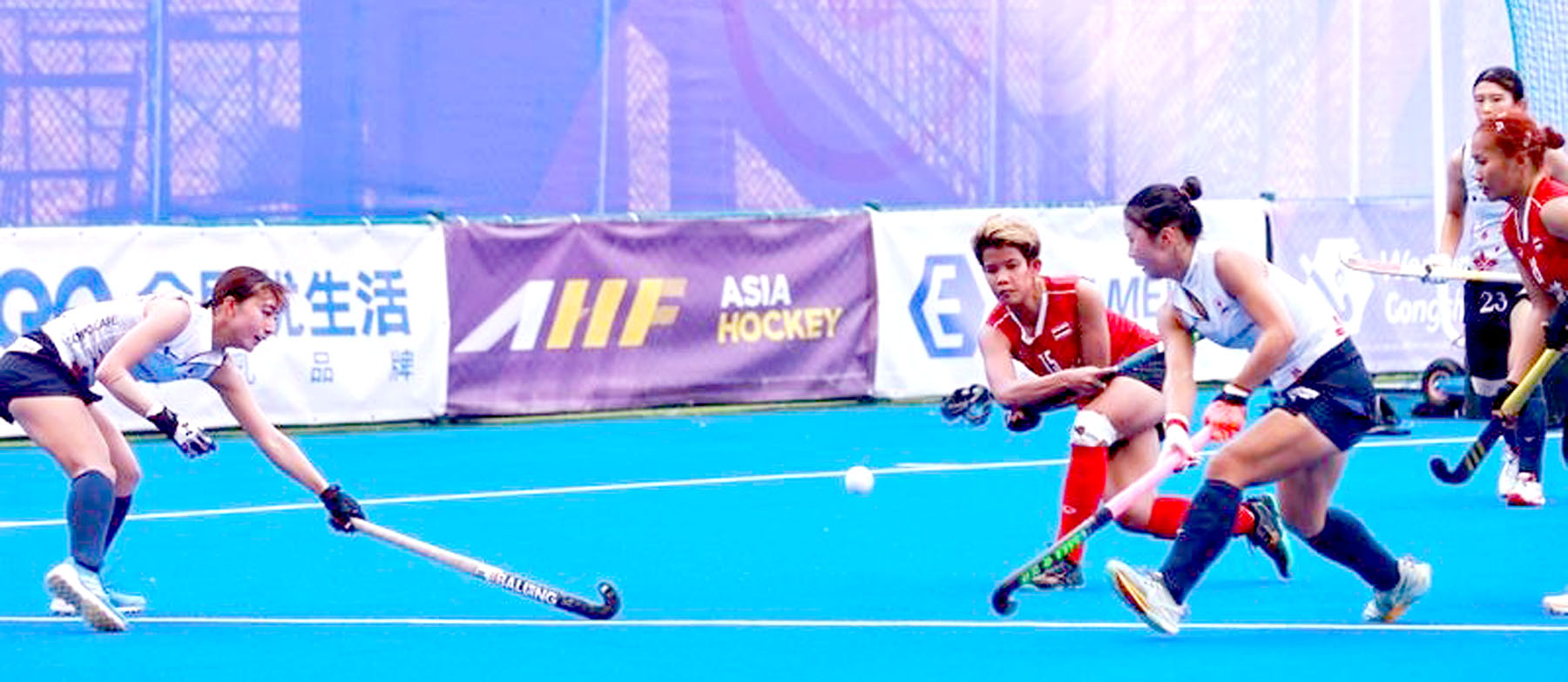Women's Asia Cup; Indian team beats Singapore 12-0.